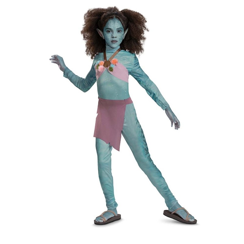 Avatar Tsireya Jumpsuit Costume for Kids, Blue Jumpsuit XL