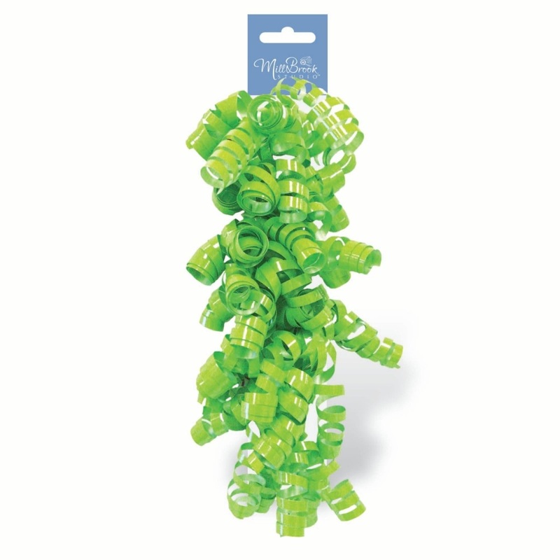 Green Swirl Gift Bow, 1 Count
