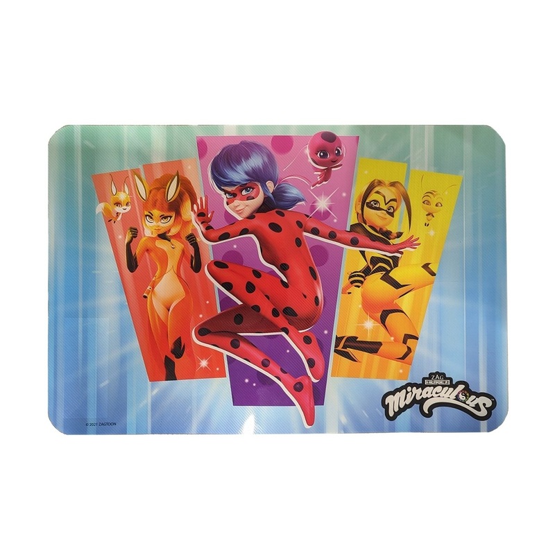 Miraculous Ladybug Placemat, 17 x 12 Inches, 1 Count