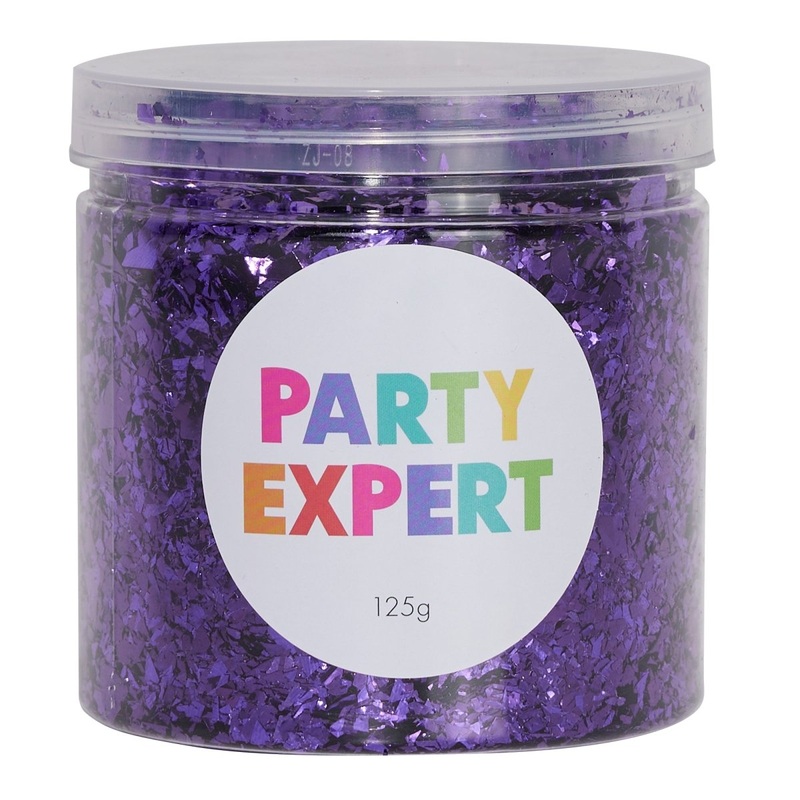 Shredded Dark Purple Confetti, 1 Count