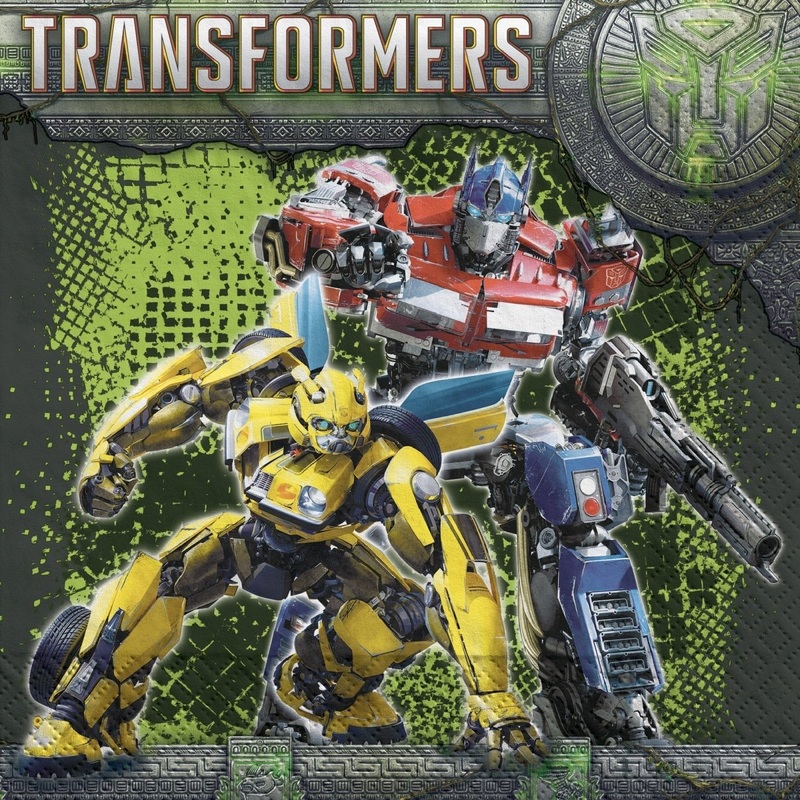 Transformers: Rise of the Beasts Birthday Large Lunch Napkins, 16 Count