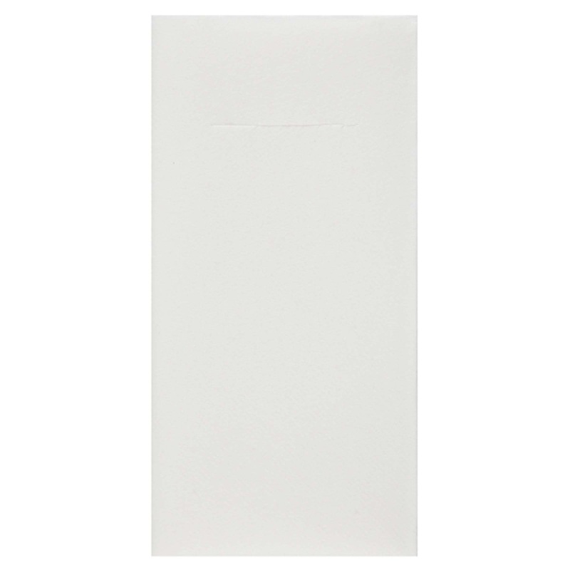 Wedding Airlaid White Pocket Napkins, 12 Count