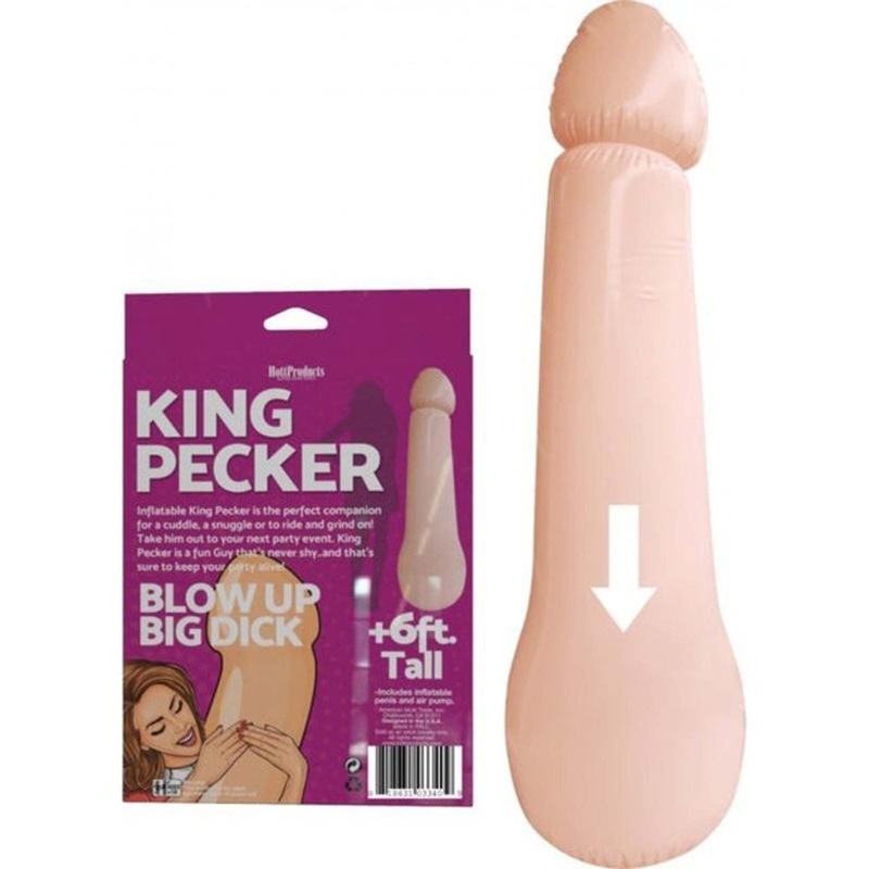 Bachelorette Party Inflatable King Pecker, 72 Inches, 1 Count