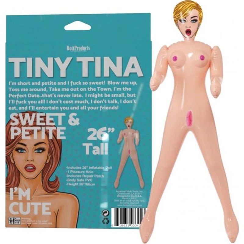 Bachelorette Party Inflatable Tiny Tina Doll, 26 Inches, 1 Count
