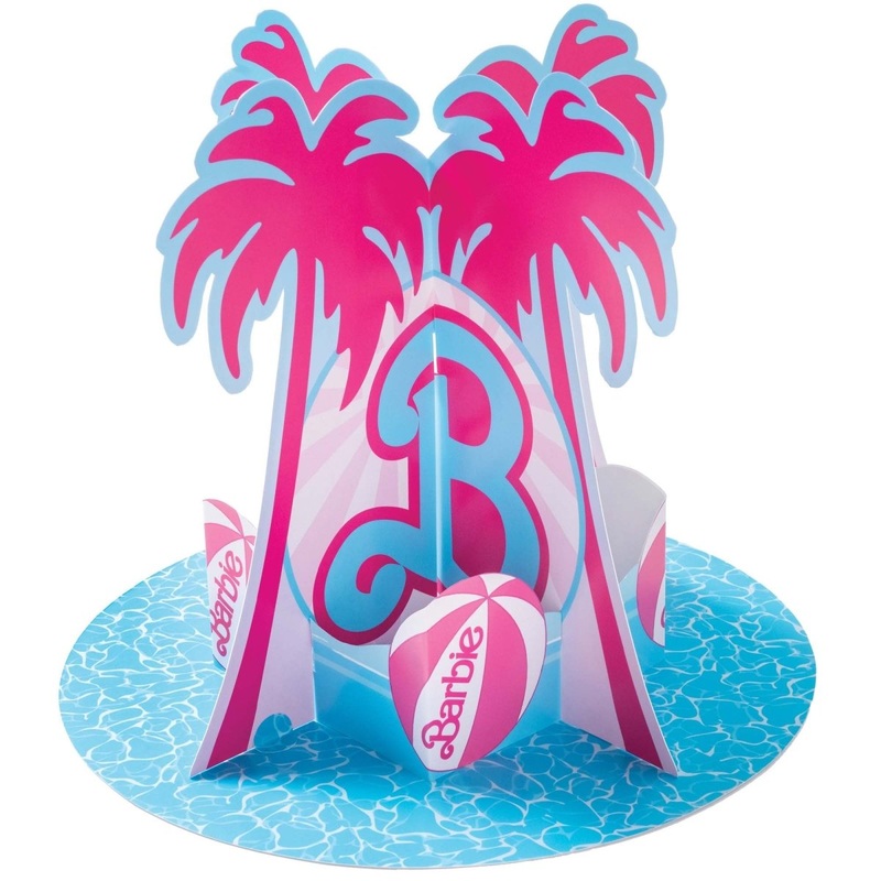 Barbie Malibu Beach Birthday Centerpiece, 1 Count