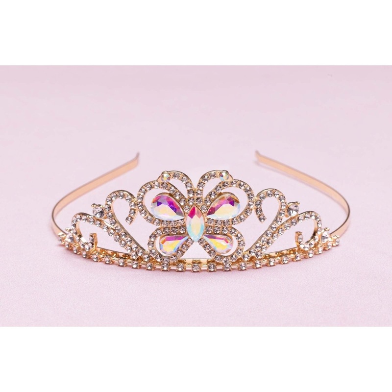 Butterfly Jewel Tiara for Kids, 1 Count