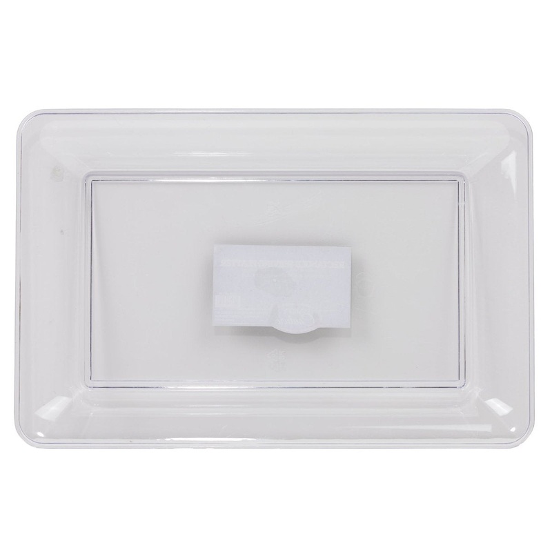 Clear Rectangle Serving Tray 14 inches