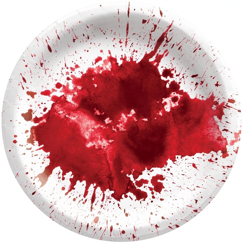 Get Axed Small Round Dessert Paper Plates, 6 Inches, 20 Count