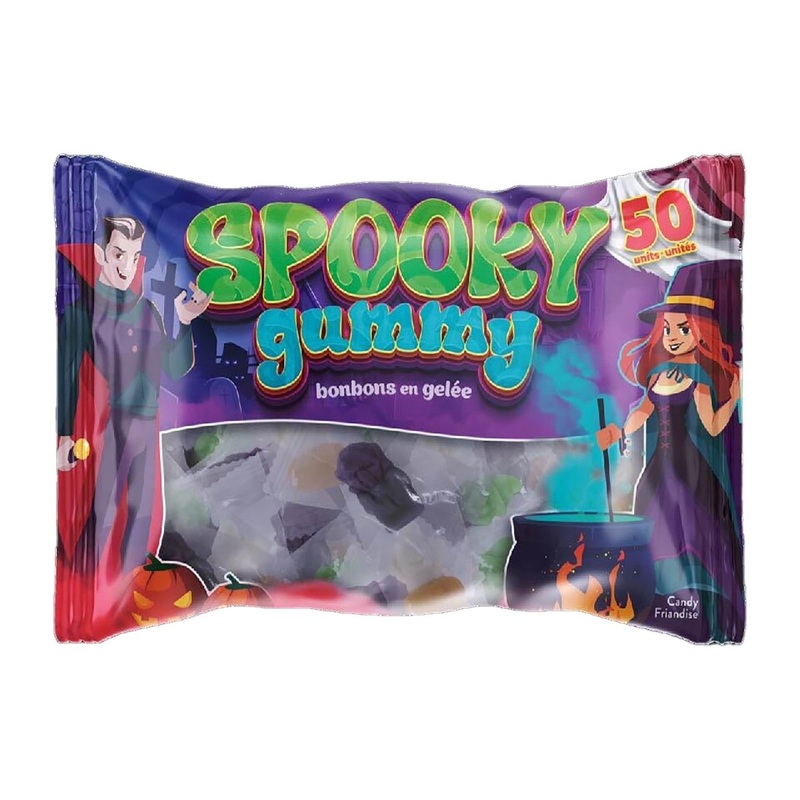 Halloween Spooky Gummy Candies, 250g, 1 Count
