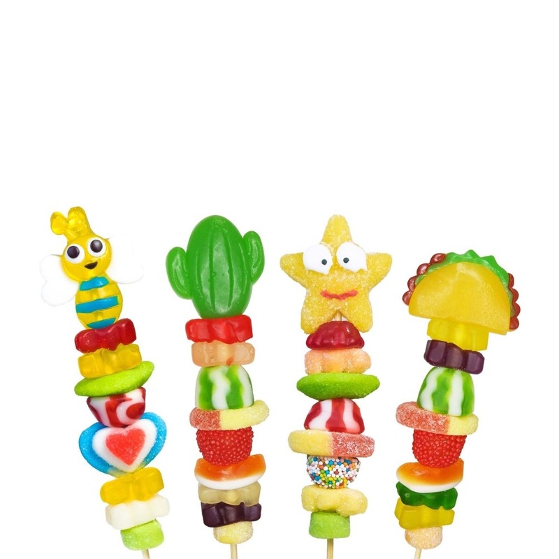 KandJu Regular Candy Kabob, 50g, Assortment, 1 count