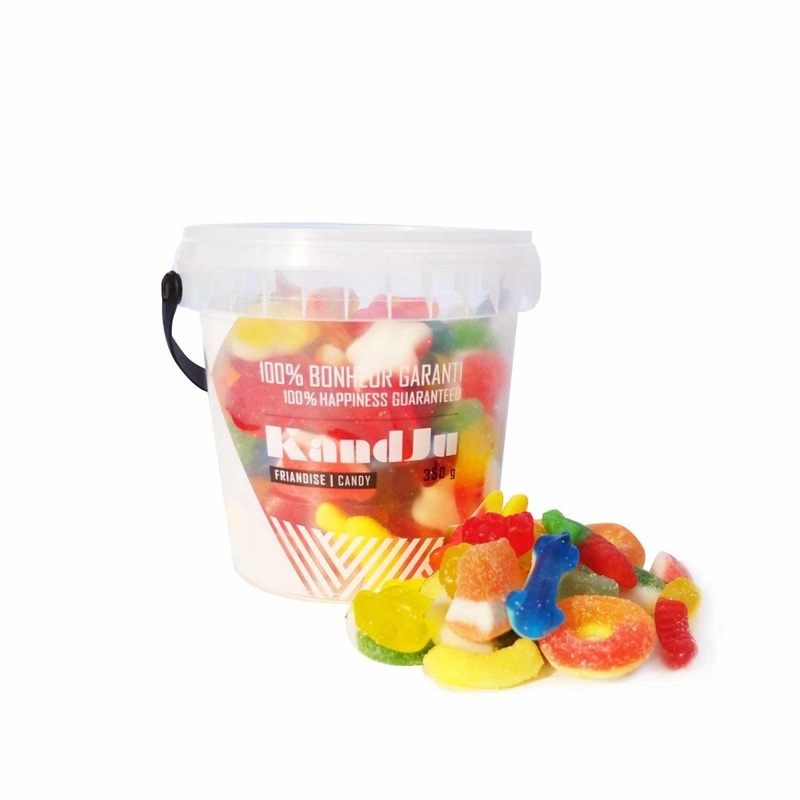 KandJu Regular Mix Candy Bucket, 350g, 1 count