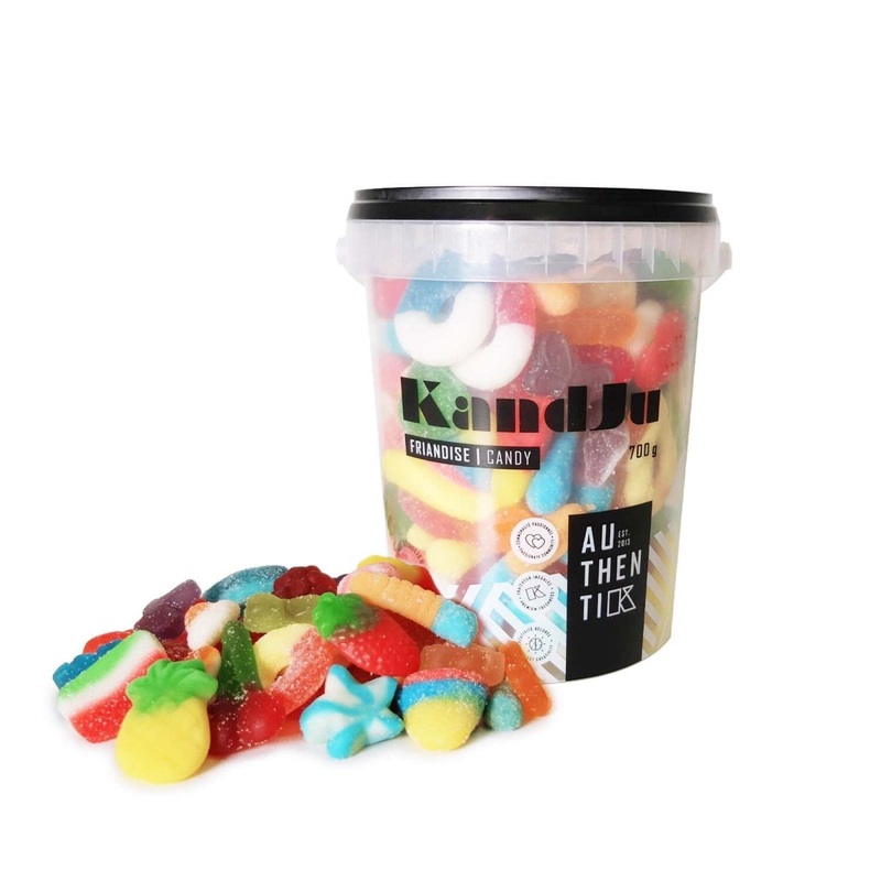 KandJu Regular Mix Candy Bucket, 700g, 1 count