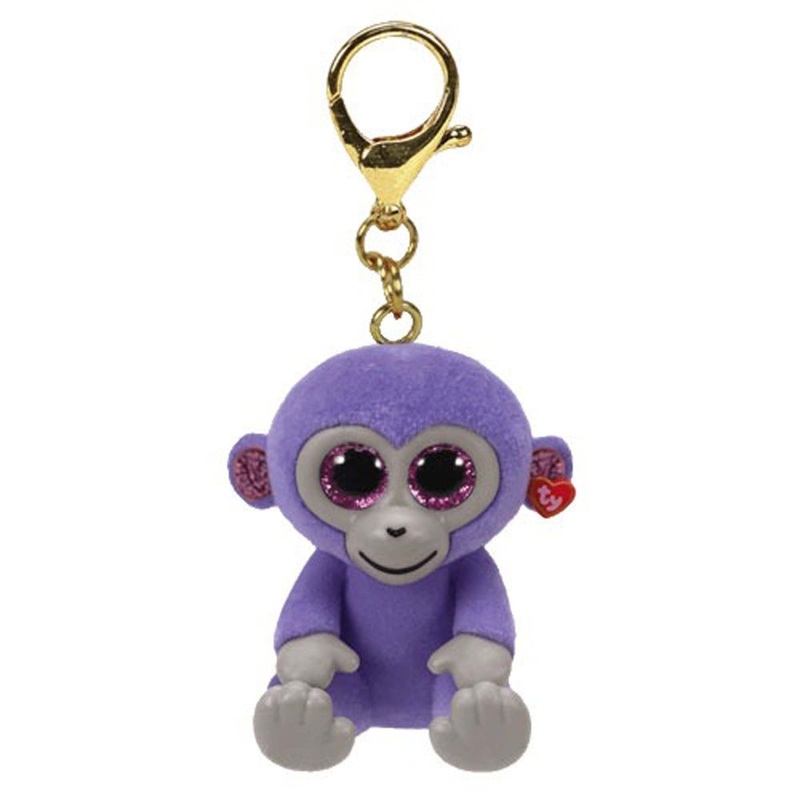 TY Mini Boo's with Clip, Grapes, 2 Inches, 1 Count