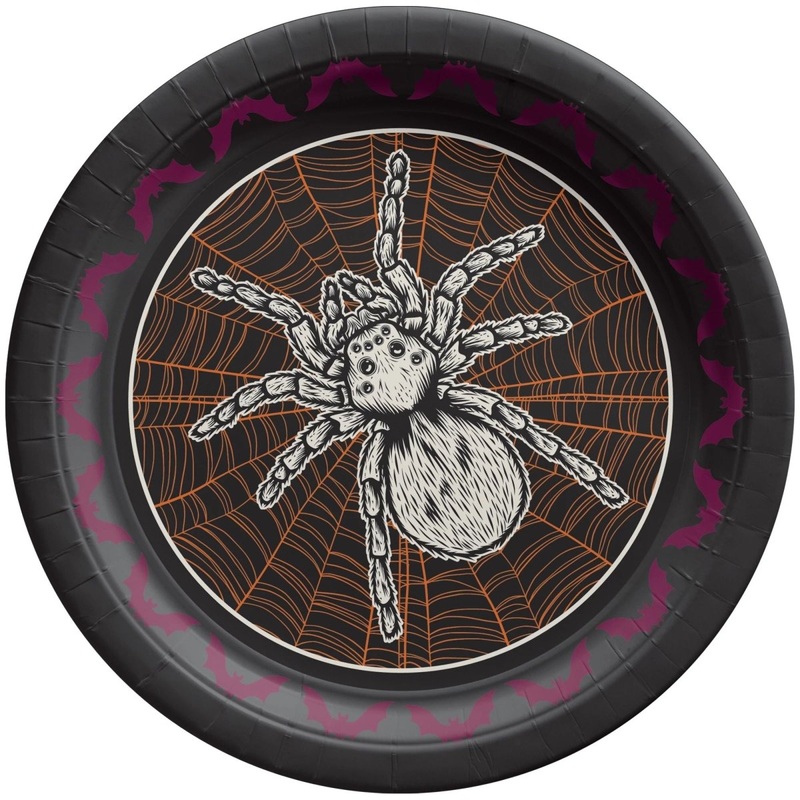 Wicked Haunting Small Round Dessert Paper Plates, 6 Inches, 20 Count
