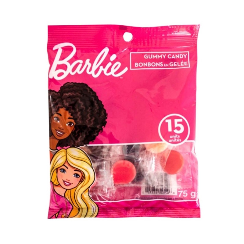 Barbie Gummies Peg Bar Candies, 75g, 1 Count