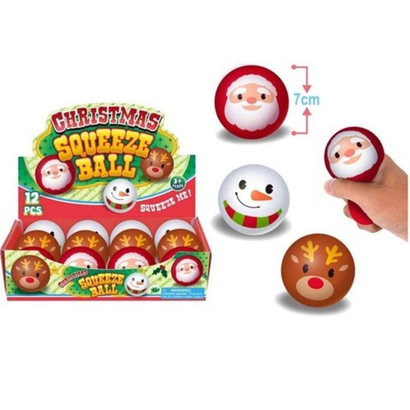 Christmas Squeeze Ball, Assorted, 1 count