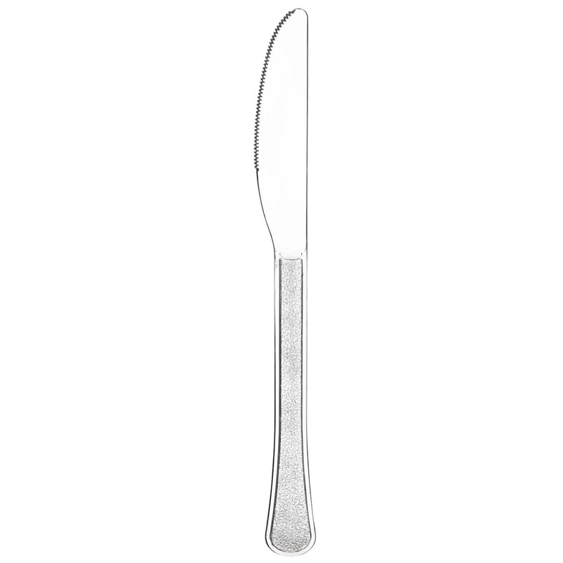 Clear Plastic Knives, 20 Count