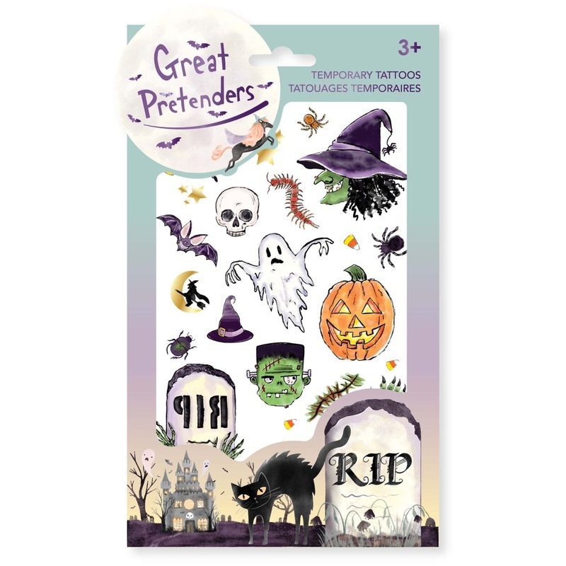 Halloween Temporary Tattoos, 1 Count