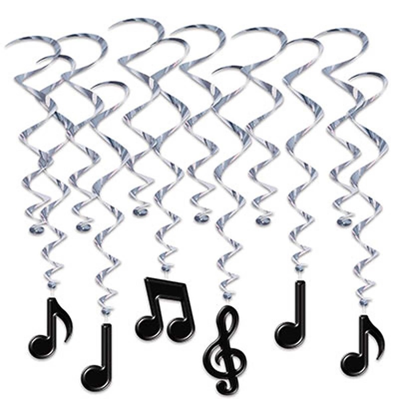 Musical Note Swirl, 12 count