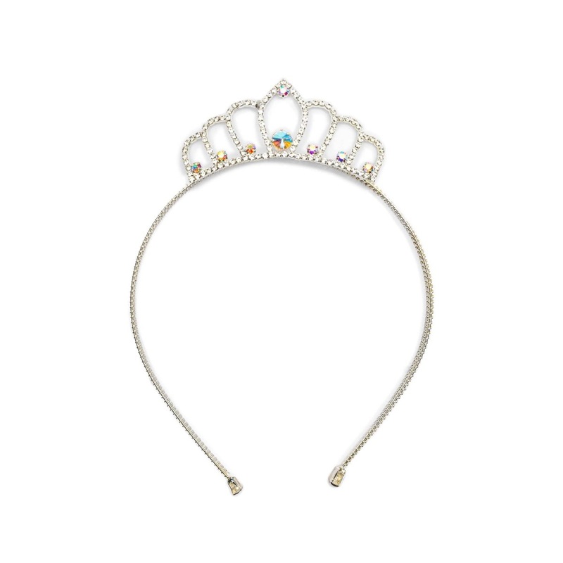 Princess Rhinestone Tiara Headband for Kids, 1 Count