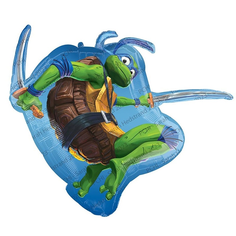 Teenage Mutant Ninja Turtle Leonardo Supershape Foil Balloon, 32 Inches, 1 Count