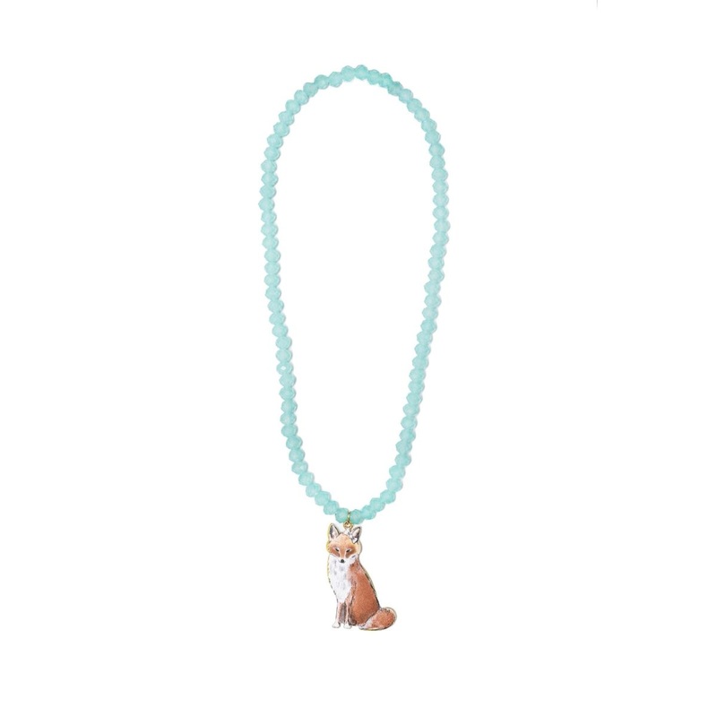 Woodland Fox Necklace For Kids, 1 Count