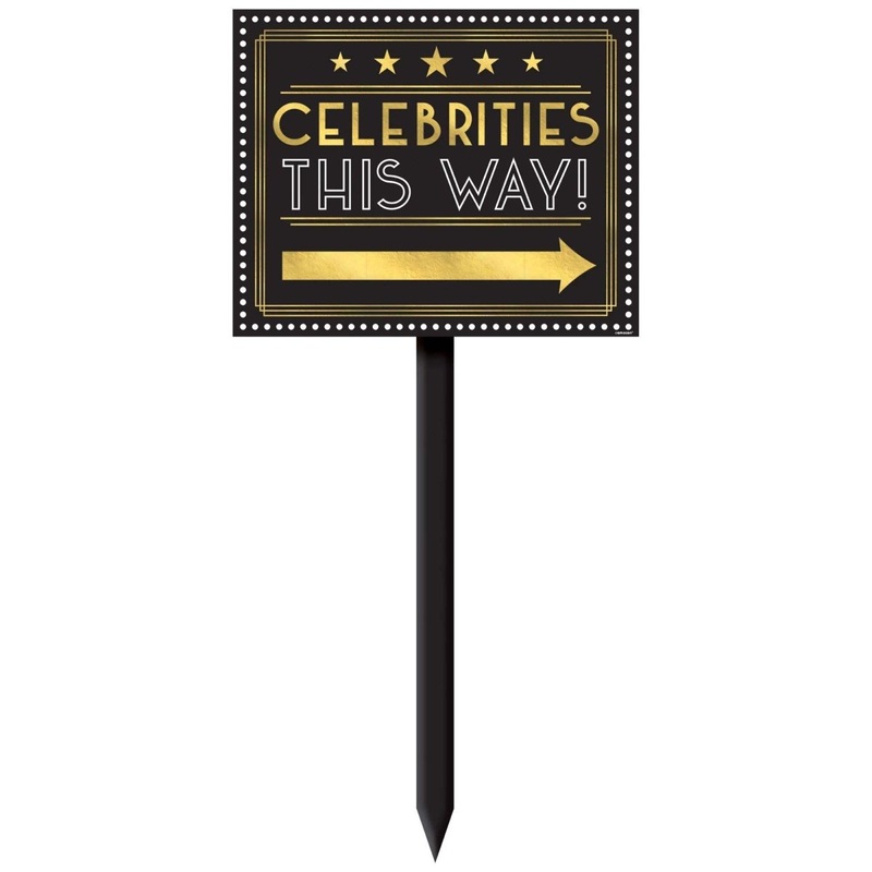 Awards Night Yard Stake Decoration, 1 Count