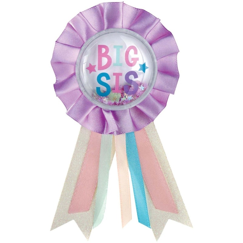 Big Sis Award Ribbon, 1 Count
