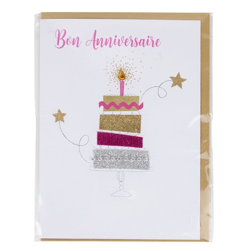 Small Card - Bonne Anniversaire Cake