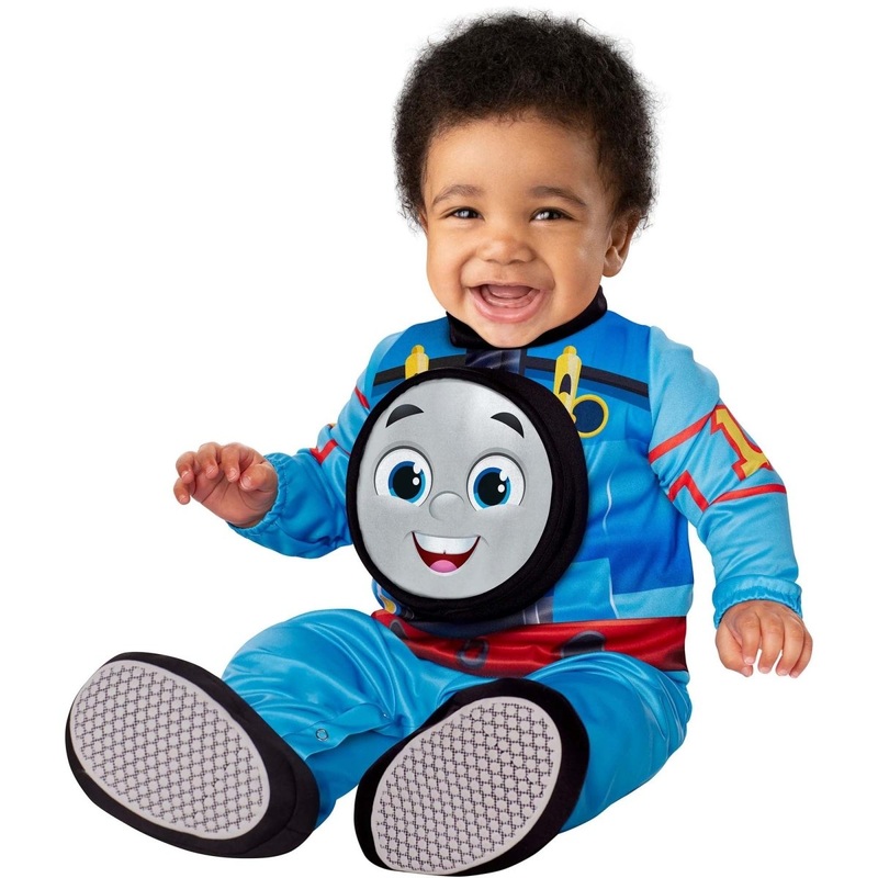 Thomas the Tank Engine Costume for Babies, Blue Jumpsuit 6-12M