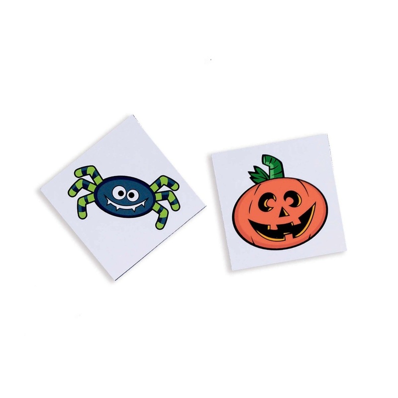 Friendly Frights Halloween Tattoos, 24 Count