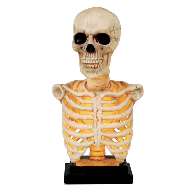 Light-Up Skeleton Bust, 16 Inches, 1 Count