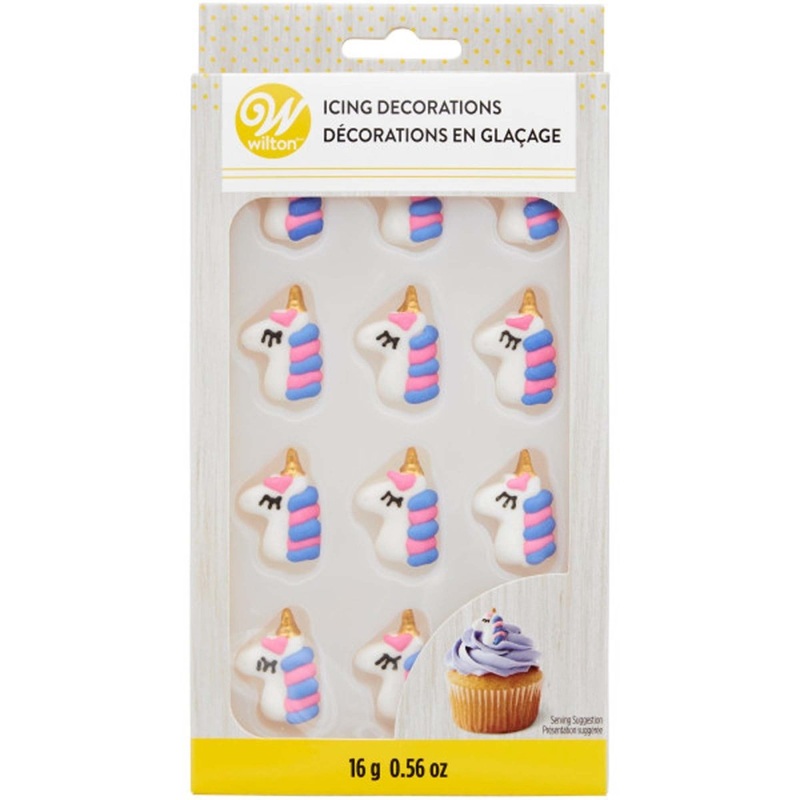 Royal Icing Unicorn Decoration, 12 count