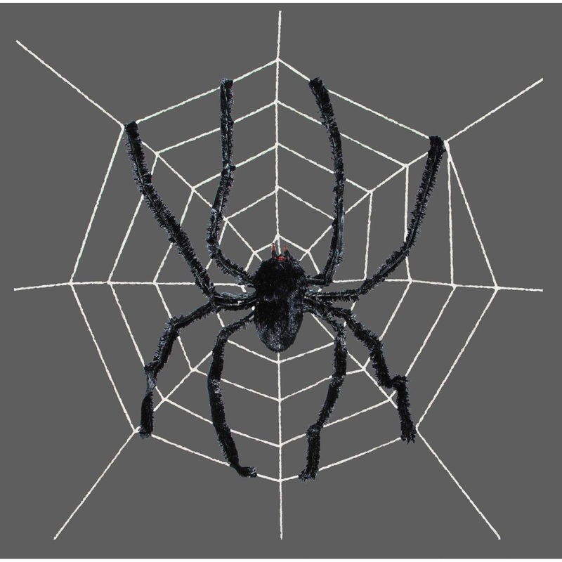 Spider Web With Giant Spider, 1 Count