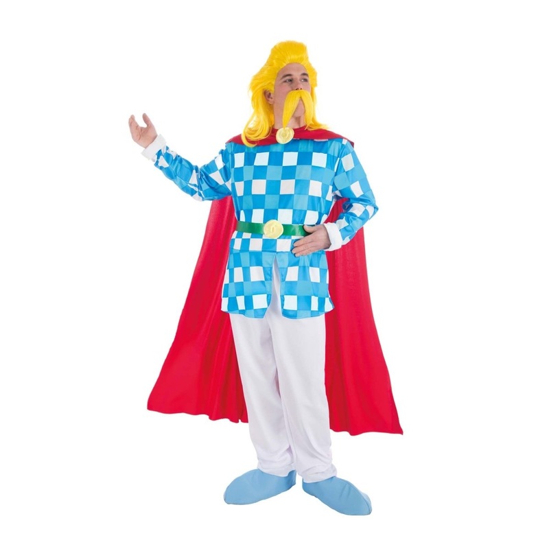 The Gallic Bard Assurancetourix Costume for Adults, Asterix and Obelix M