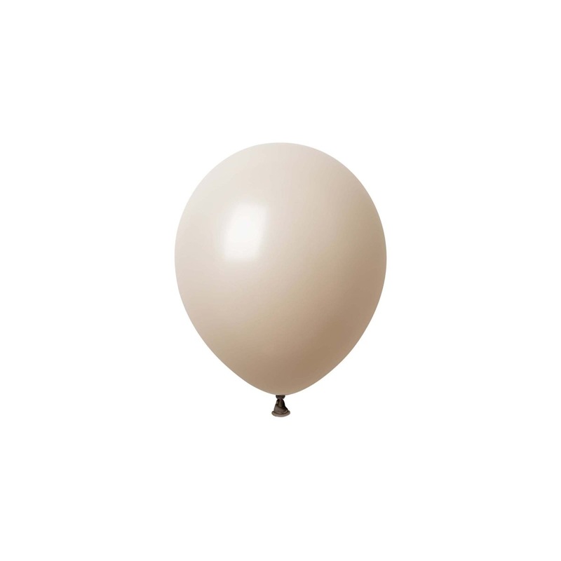 White Sand Latex Balloons, 5 Inches, 100 Count