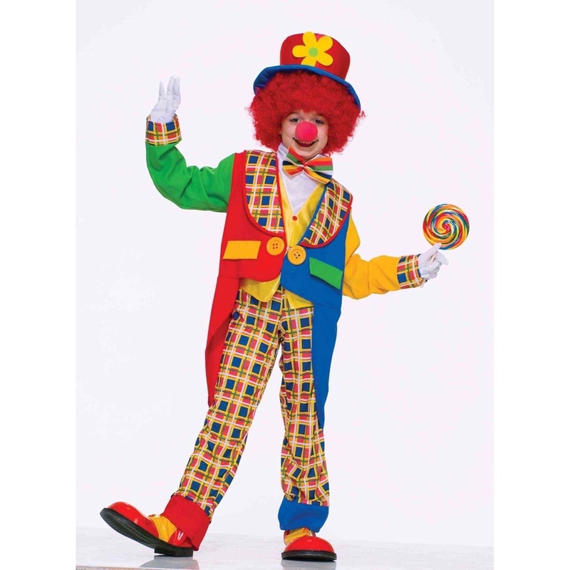 Clown on the Town Costume for Kids S
