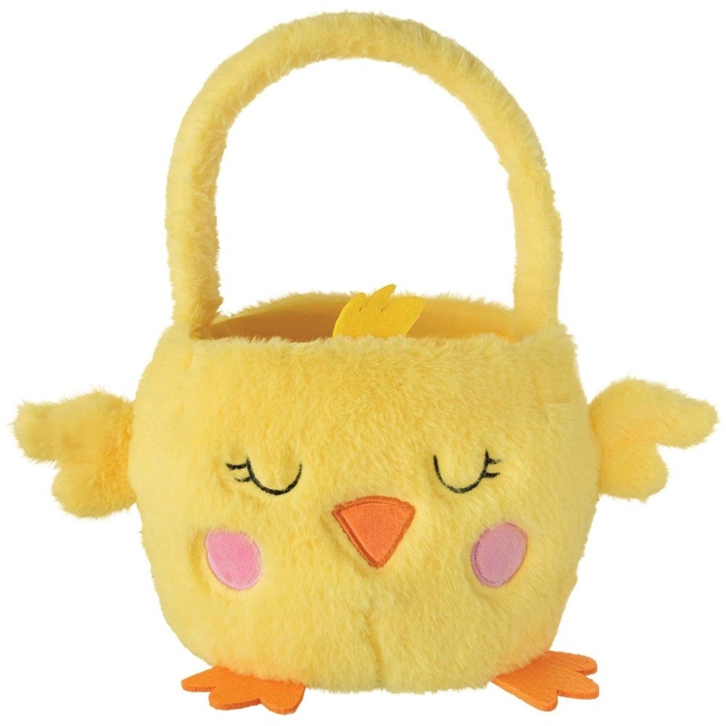 Easter Chick Easter Basket, 8 x 6 Inches, 1 Count 8 x 6 Inches