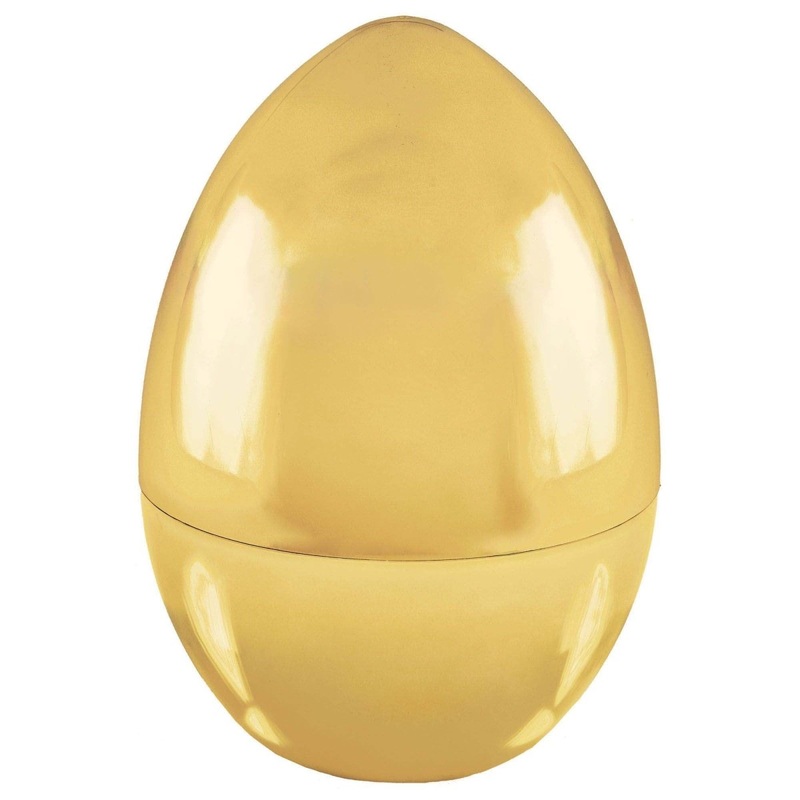 Easter Gold Jumbo Egg, 9 Inches, 1 Count