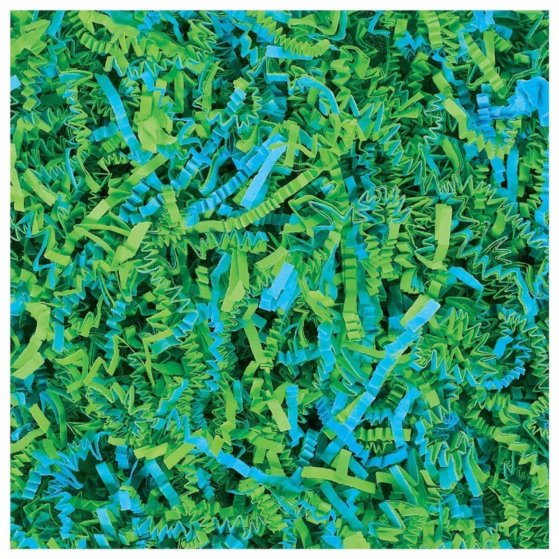 Jumbo Green & Blue Easter Shred