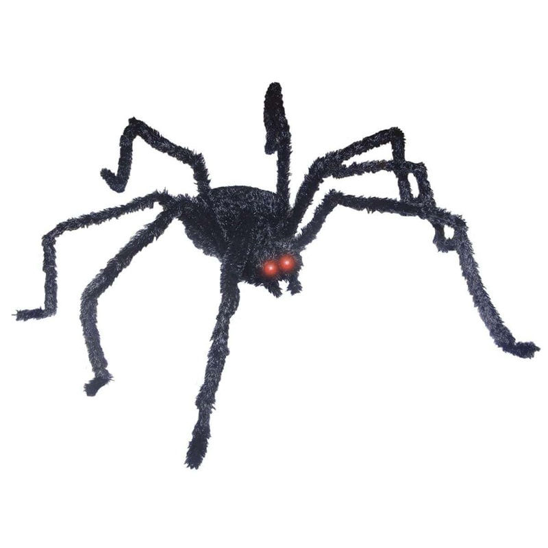 Light-up medium black spider