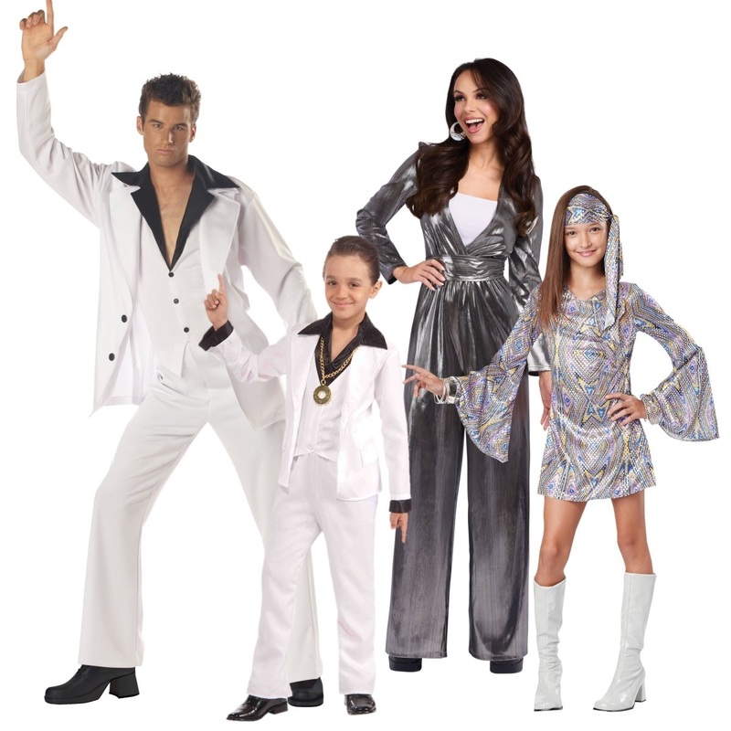 1970's Disco Family Costumes