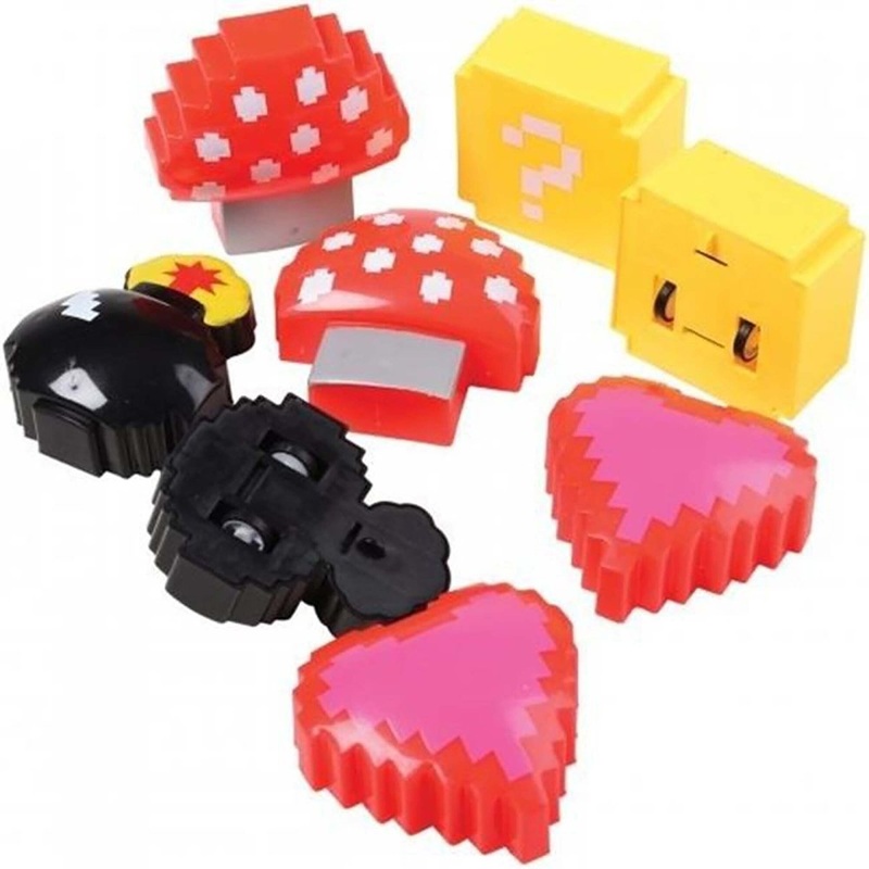 80s Video Game Power Up Pull Backs, Assortment