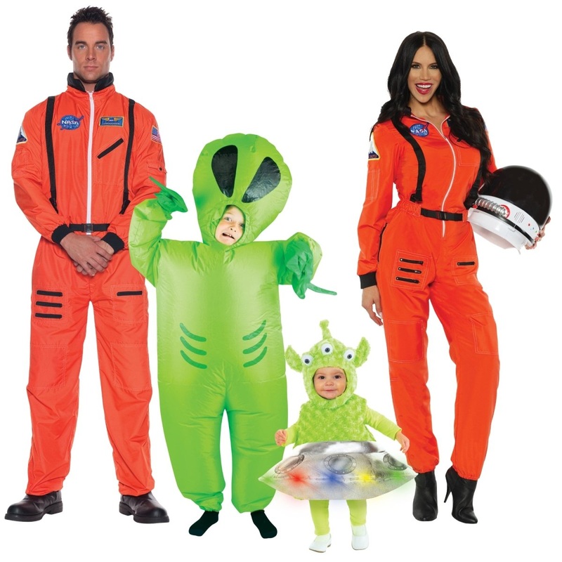 Alien and Astronaut Family Costumes