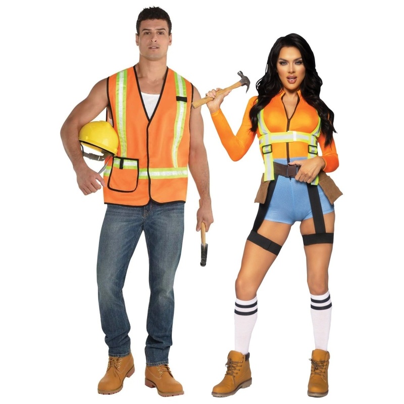 Construction Worker Couple Costumes