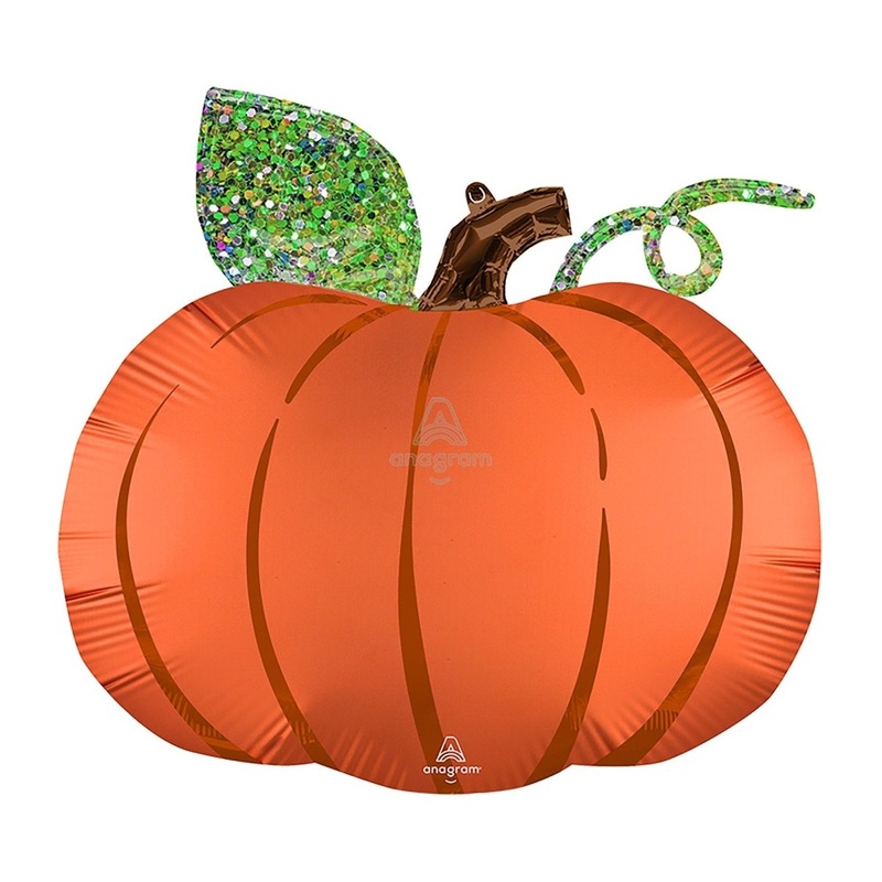 Fall Pumpkin Supershape Balloon, 25 Inches, 1 Count