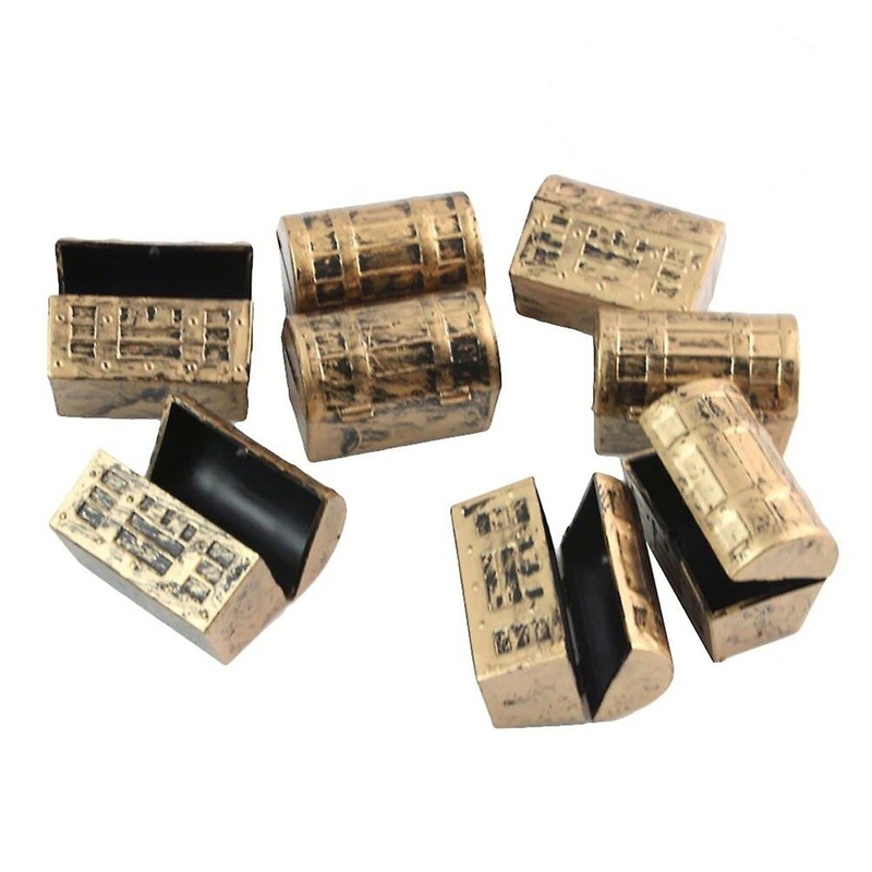 Mini Pirate Treasure Chests, 12 Count