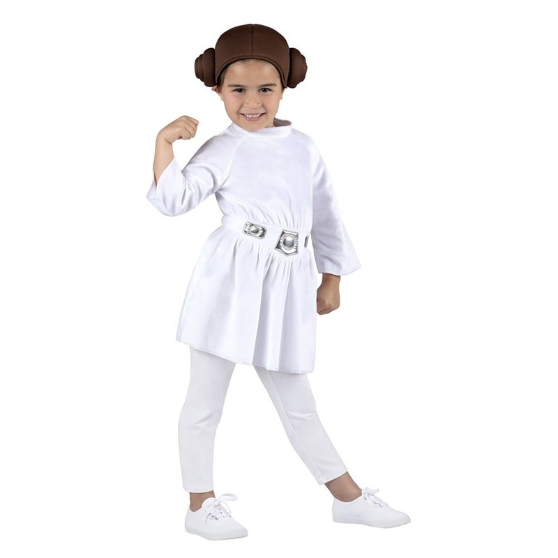 Star Wars Princess Leia Costume for Toddlers, Padded Jumpsuit 3T-4T