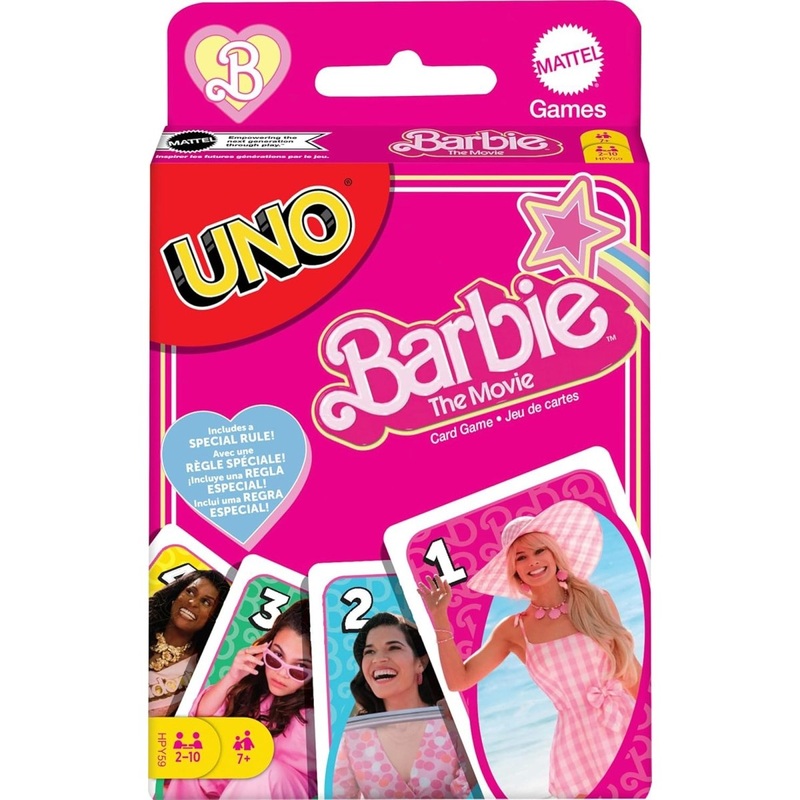 Uno Card Game Barbie Movie Edition, 1 Count
