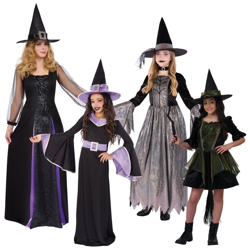 Wizard and Witch Family Costumes